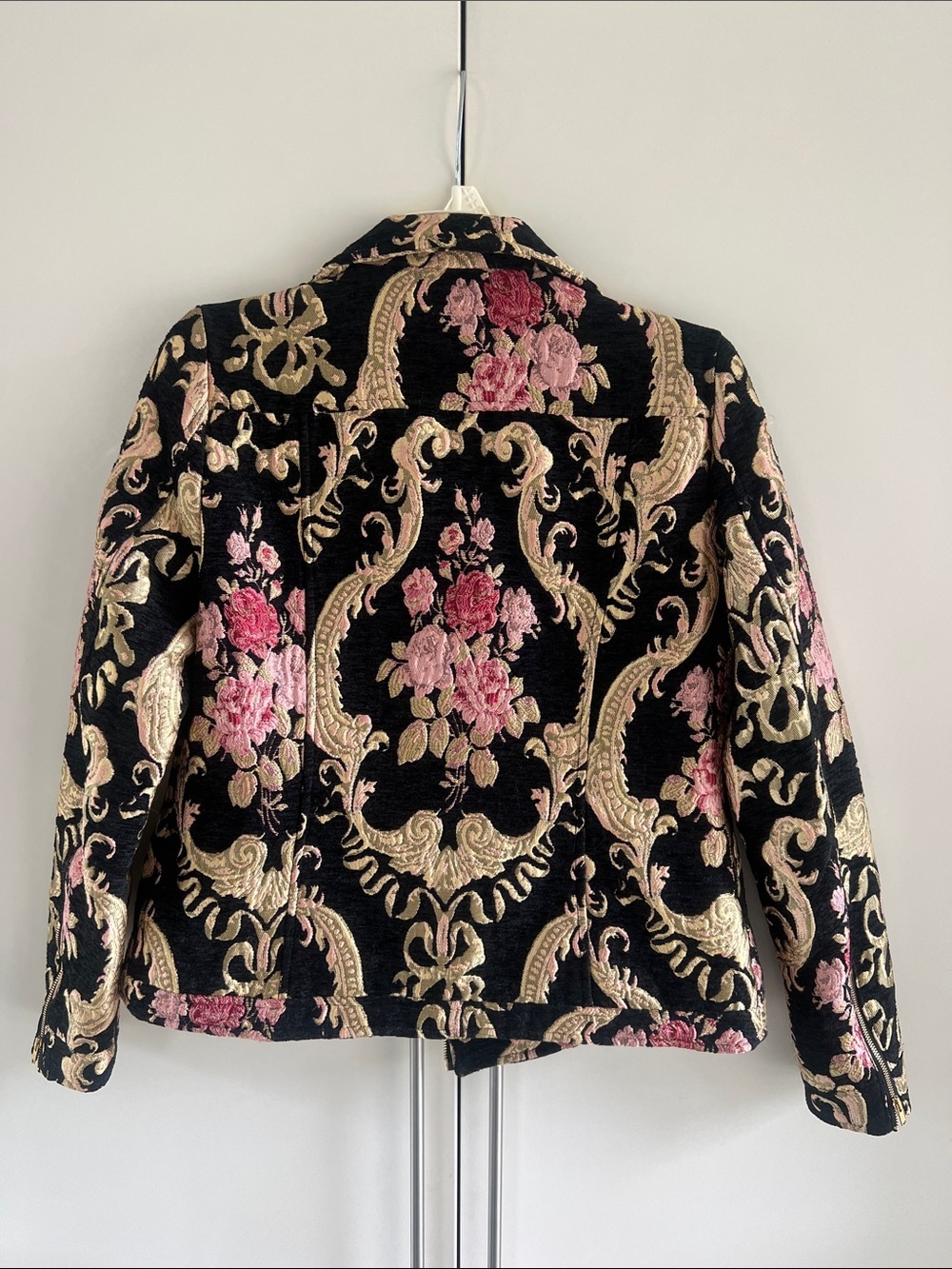 Brocade Tapestry Moto Style Jacket - Picture 13 of 16